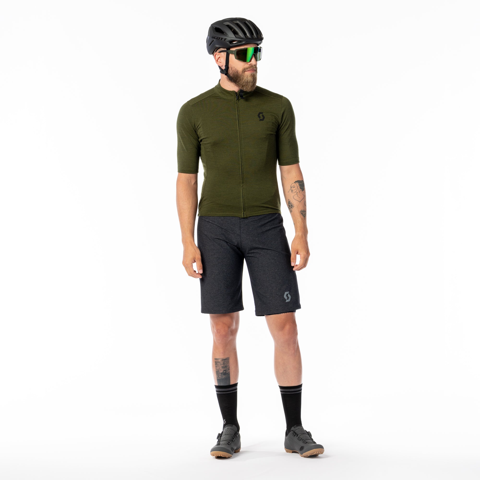 Gravel Merino Short-sleeve | Herra Bolur