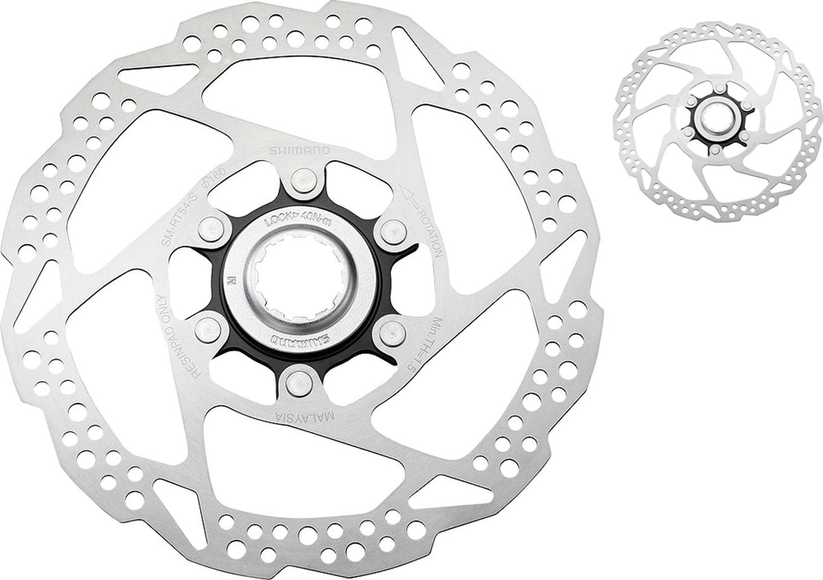 160mm Center Lock SM-RT54 w/ Lock Ring | Bremsudiskur