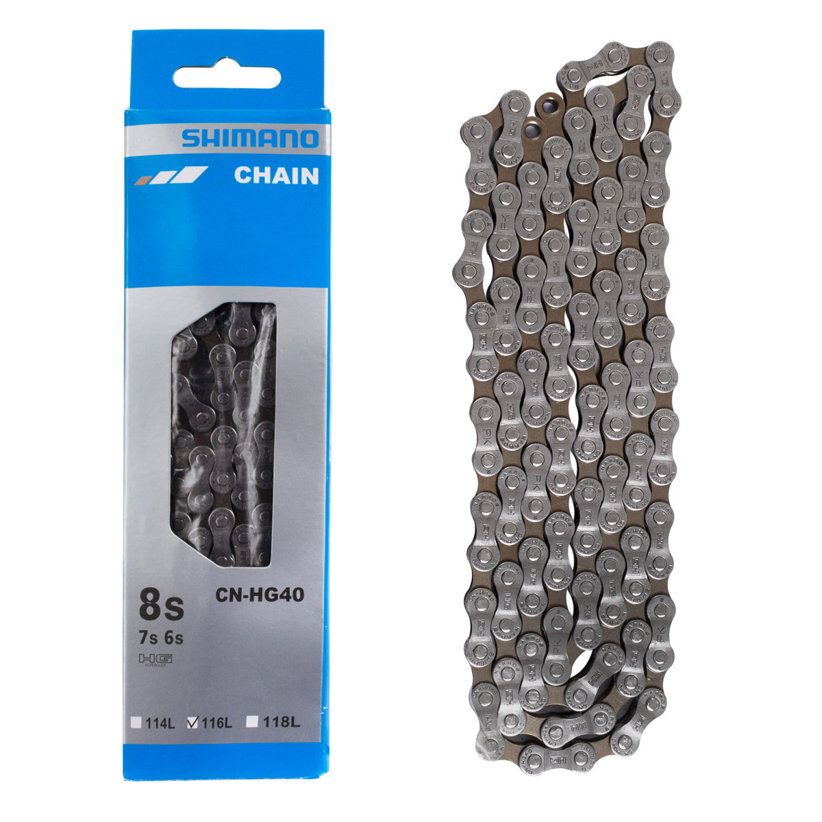 Shimano CN-HG40 keðja 6,7,8 gíra