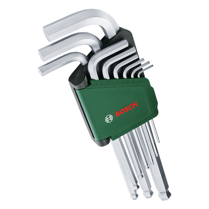 Bosch sexkantar Set 9-stk (Hex Key)