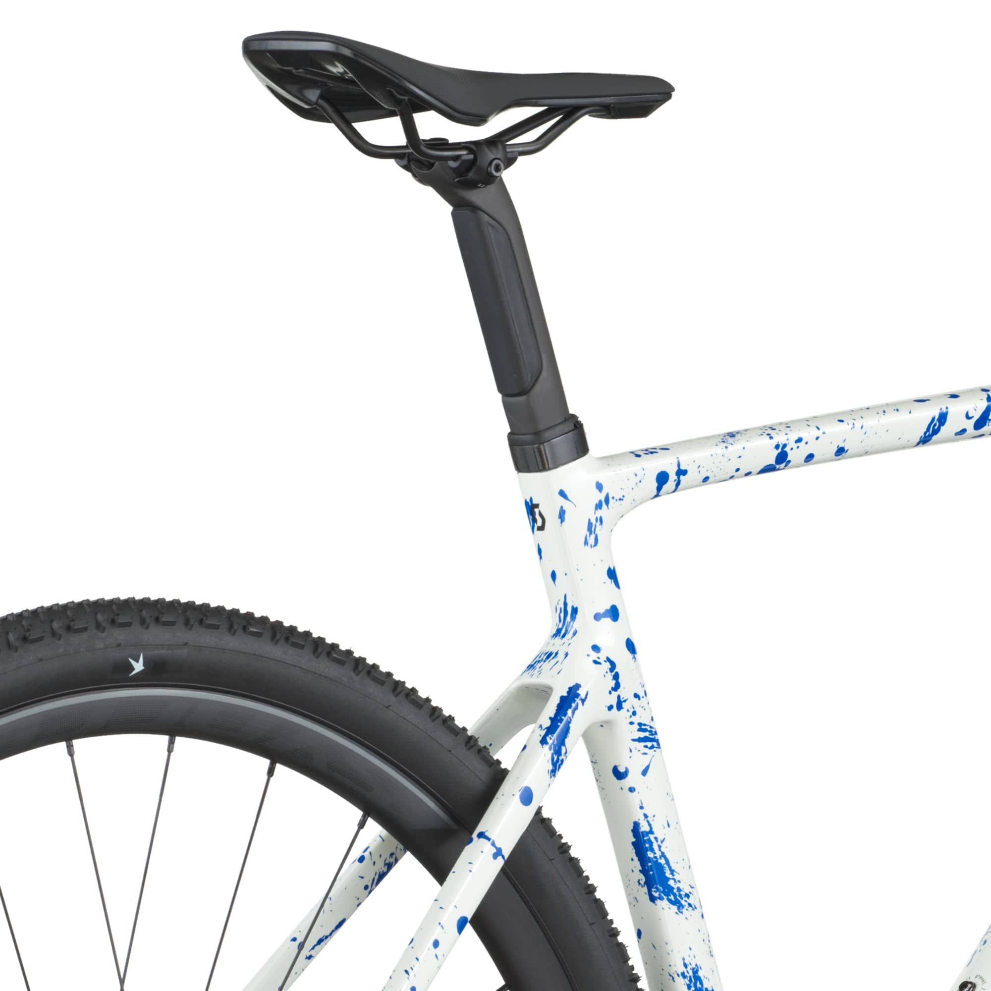 Scott Addict Gravel 30 M white/splatter blue