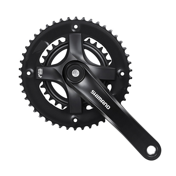 SHIMANO Sveifasett FC-TY501-2 8/7-speed 170.0 mm 46-30T Black