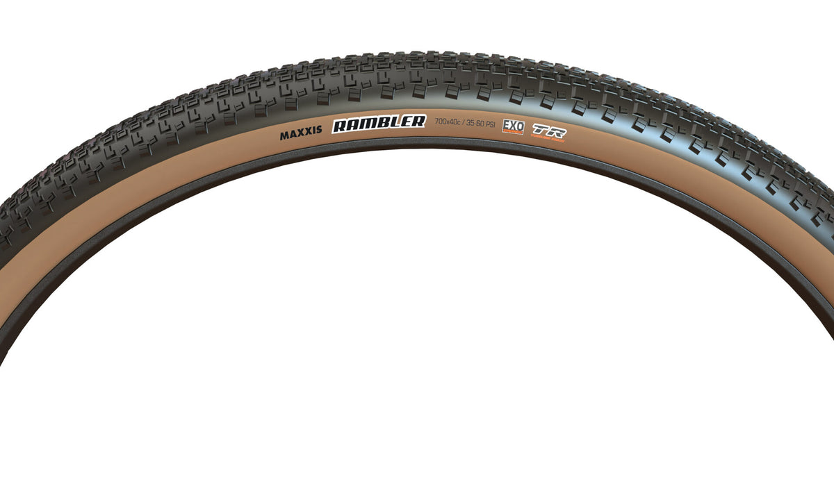 Maxxis Rambler Folding Tire - Gravel | Dual | EXO TR 700x38 | Tanwall