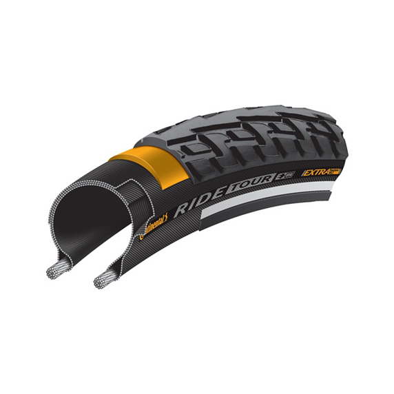 Continental Tire Ride Tour Full Black 42-622/700x42c | Dekk